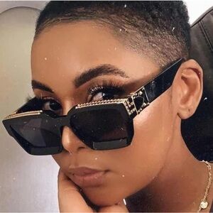 Louis Vuitton Black and Gold 1Million Unisex Sunglasses